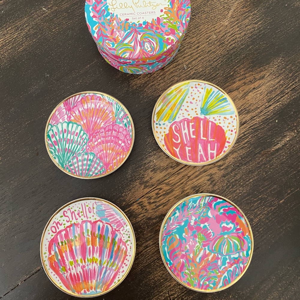 Lilly Pulitzer Ceramic Coasters